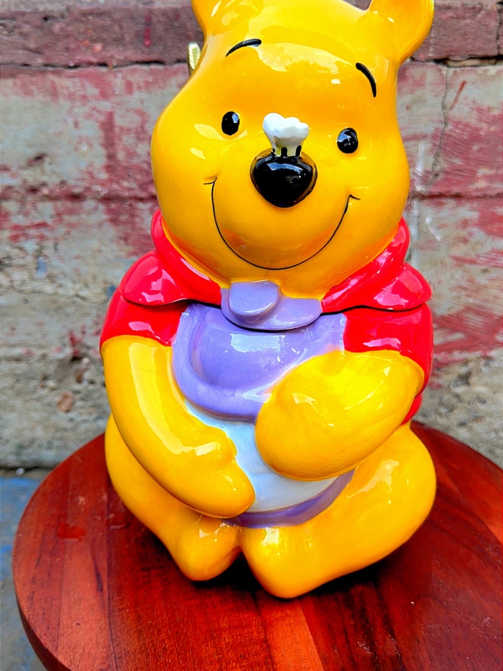 Yellow Plush-Style Figure Toy with Red Shirt